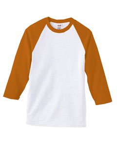 Adult 3/4 Sleeve Raglan Baseball Jersey Shirt