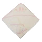 Hooded Towel + Mitt One Size Pink