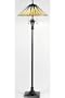 Gotham Tiffany style Floor Lamp, GLASS, VINTAGE BRONZE