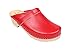 Lotta From Stockholm Swedish Clogs : Classic Clog in Red Leather