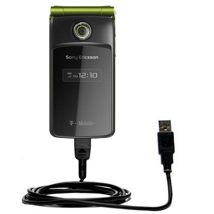 Classic Straight USB Cable for the Sony Ericsson TM506 with Power Hot Sync and Charge capabilities - Gomadic Brand w/ TipExchange Technology