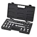 GearWrench 891226 25 Piece 1/2-Inch Drive (30mm) Pass Thru Ratchet Set with Locking Flex-Head