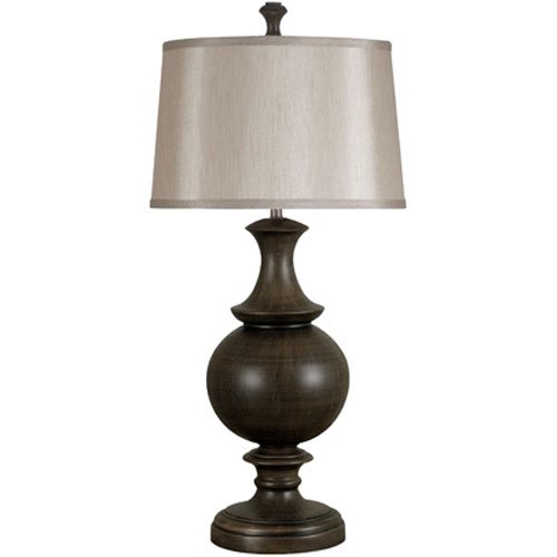 Kenroy Home  Adler Table Lamp with 17 inch diameter Taupe Tapered Drum shade