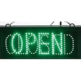 Mitaki-Japan OPEN/CLOSED Programmed LED Sign Thick Black Frame 110V UL Approved Adaptor
