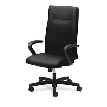 Ignition Series Executive High-Back Chair, Black Fabric Upholstery by HON (Catalog Category: Furniture & Accessories / Chairs)