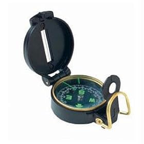 Click here to buy Plastic Lensatic Compass by Texsport.