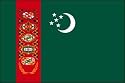 3 x 5 Feet Turkmenistan Poly - indoor International Flag Made in US.