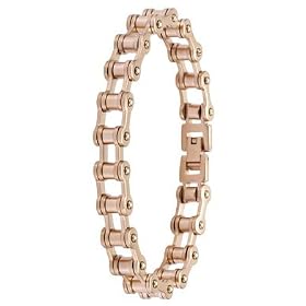 18k Rose Goldplated Cycle Bracelet