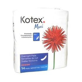 Kotex Kotex Overnight Maxi Pads - 14