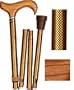 Royal Canes Genuine Wood Adjustable Folding Cane - Rosewood