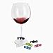 Umbra Ours and Mine Wine Charm and Bottle Topper Set