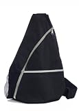 Light Weight Sling Backpack Sports Bag, Black