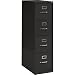 Sandusky S414-09 Steel Letter Size Vertical File Cabinet, 15" Width x 48-3/4" Height x 22" Depth, 2 Drawer, Black