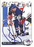 Mark Osborne, New York Rangers, 1994 Leaf Autographed Card