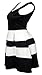 eVogues Plus size Color Block Flare Mini Dress