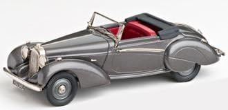 Brooklin Models Lagonda Rapide V12 Drop Head Coupe (1939) in Gunmetal Grey (1:43 Scale) Diecast Model Car
