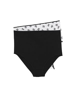 Floral Deco Over-Bump Full Brief - 2pk