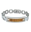 Stainless Steel Fancy Bracelet - 8.5'' long