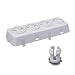 Leviton OSFOA-W Fixture-Mounted Offset Adapter Accessory for OSFHU, 3 Position, White