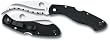 Spyderco Civilian G-10 Handle Serrated Edge Knife, Black