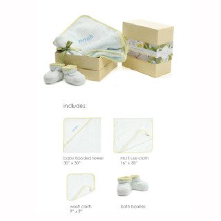 Organic Newborn Baby Box Sky Blue