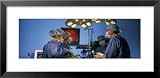 Surgeons Performing Laparoscopic Surgery Framed Art Poster Print by Panoramic Images, 31x15
