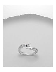CZ Ring In 92.5 Sterling Silver