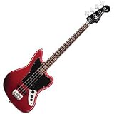 Squier by Fender Vintage Modified Jaguar Special Short Scale Bass, Candy Apple Red