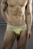 C-in2 Cubed Low No Show Brief w/ Sling Support - Chartreuse