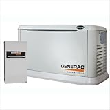 Generac 0057440 20 Kw Air Cooled Generator with 200 Amp Automatic Transfer Switch, Aluminum Enclosure