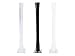 20" Glass Eiffel Tower Vases - 12 Pack - Clear