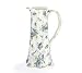 Royal Estate Floral Design Porcelain Water Ice Tea Beverage Pitcher / Home Decor / Blue / Collectibles