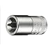 Stahlwille 40TX-E5 Steel External Torx Screwdriver Socket, 1/4" Drive, 4.7mm Diameter, 23mm Length