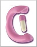 Purple G Rock Curved Ergonomically Contoured Silicone Vibrating Massager