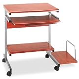 Office Products : Tiffany Industries 946MEC Portrait Mobile PC Workstation, 36-1/2w x 28-1/2d x 30h, Med Cherry Laminate Top