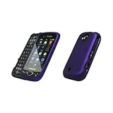 Premium Purple Rubberized Snap-On Cover Hard Case Cell Phone Protector for  ....