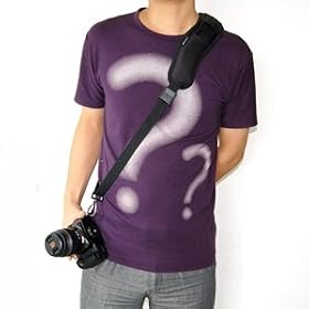 Black Nylon Camera shoulder Camcorder quick sling strap for Panasonic nikon Olympus... by Cosmos