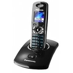 Panasonic KX-TG8301GB, Schnurlostelefon mit Farbdisplay, strahlungsreduziert, schwarz
