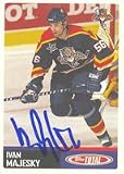 Paul Laus, Florida Panthers, 1994 Topps Premier Autographed Card