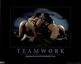 TEAMWORK - 3 COMPANY - 24x36 - ART PRINT / POSTER Poster Print, 30x24