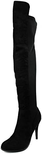 Diba Girl Women's E Nough Boot, Black Suede, 11 M US