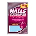 Halls Cough Drops Sugar Free Black Cherry - 25 Drops/Bag, 12 Bags/Case