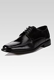 Sartorial Leather Square Toe Apron Lace Up Shoes