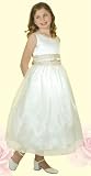 New Twinkling Rhinestone Pageant Flower Girl Dress (3 Colors Available) 2 to 12 Girls