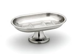 Pedestal Stainless Steel Soap Dish - Fine StainlessLUX Accessory for Your Bath