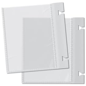 ATC Revolving Holder Slipcovers 2.5"X3.5" 10/Pkg-Clear, For Use With 17663