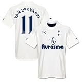 11-12 Tottenham Home Jersey + Van Der Vaart 11-L