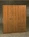 Wardrobe With 3 Doors and 3 Drawers In Oak Finish By Ameriwood Furniture