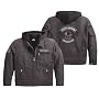 Harley-Davidson� Men's Rival 3-in-1 Cotton Jacket-LIMITED EDITION. 100% waxed cotton. Embroidery and appliqu�. 97480-09VM
