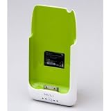 MiLi iphone用バッテリーパック ホワイトーグリーン3R-IP2000BT-W-GNの画像